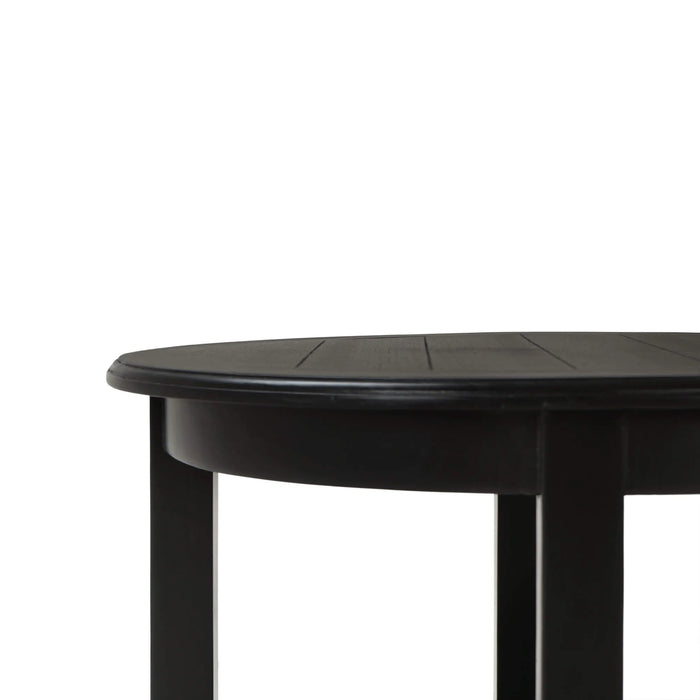 Bramble - Luna Round 3 Tier Side Table in Batavia Black - 23654BBA----- - GreatFurnitureDeal