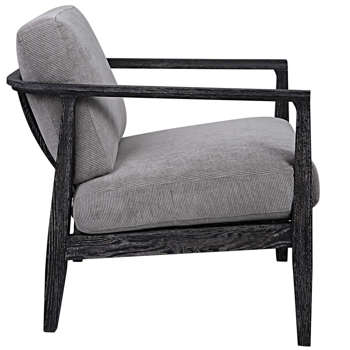 Uttermost - Brunei Modern Gray Accent Chair - 23657