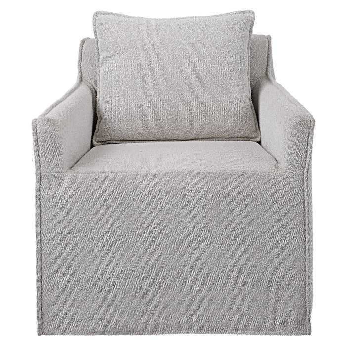 Uttermost - Welland Gray Swivel Chair - 23658