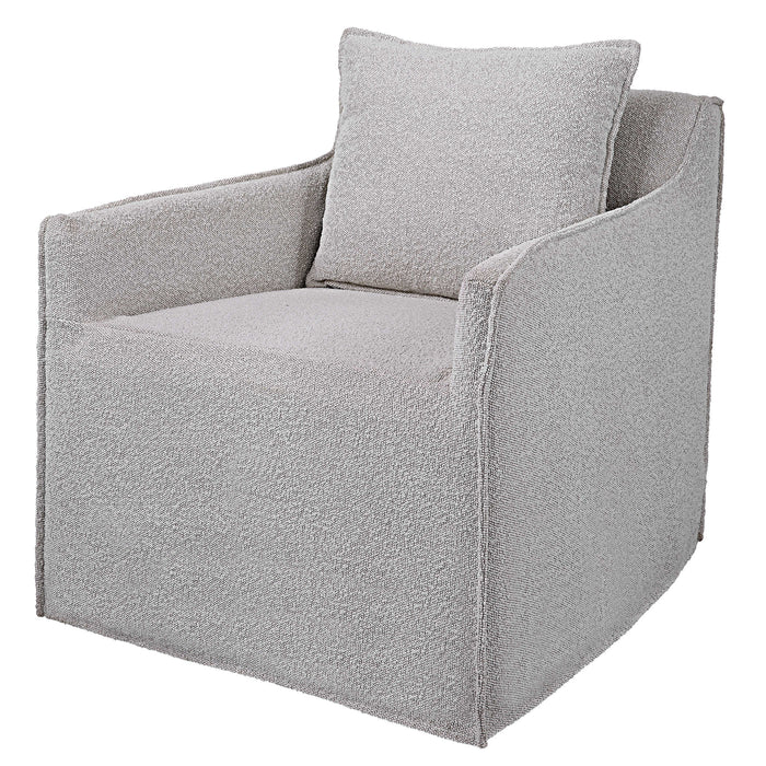 Uttermost - Welland Gray Swivel Chair - 23658