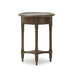 Bramble - Montego Side Table in Straw Wash w/ Rattan Glaze Shelf - 23677STW-RGZE--- - GreatFurnitureDeal