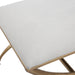 Uttermost - Crossing Small White Bench - 23677 - GreatFurnitureDeal