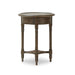 Bramble - Montego Side Table in Straw Wash w/ Rattan Glaze Shelf - 23677STW-RGZE--- - GreatFurnitureDeal