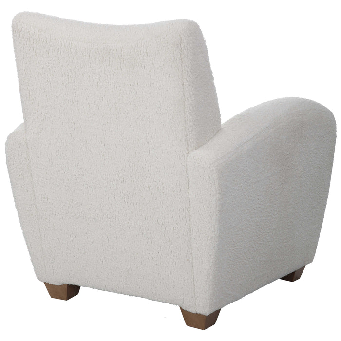 Uttermost - Teddy White Shearling Accent Chair - 23682