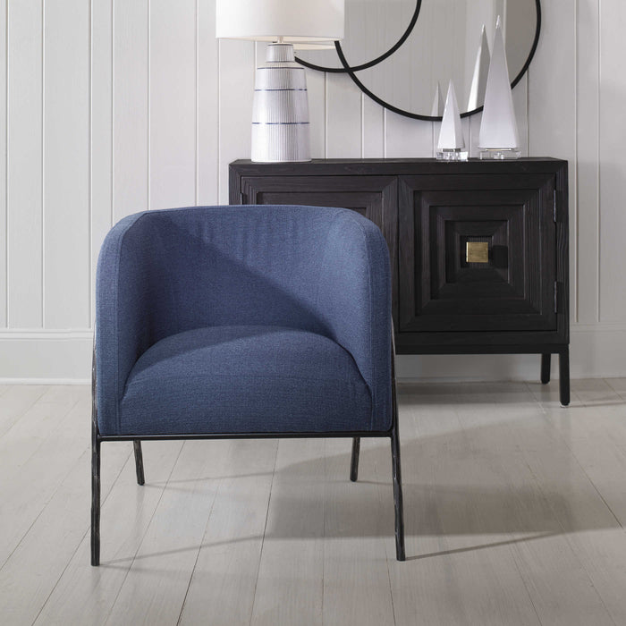 Uttermost - Jacobsen Denim Barrel Chair - 23683