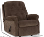 Motion Ease - Dori Small Scale Rocker Recliner in Brown - 237-91-21 - GreatFurnitureDeal