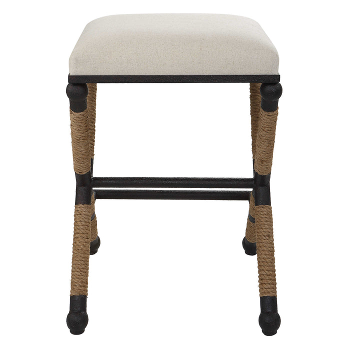 Uttermost - Firth Rustic Oatmeal Counter Stool - 23709