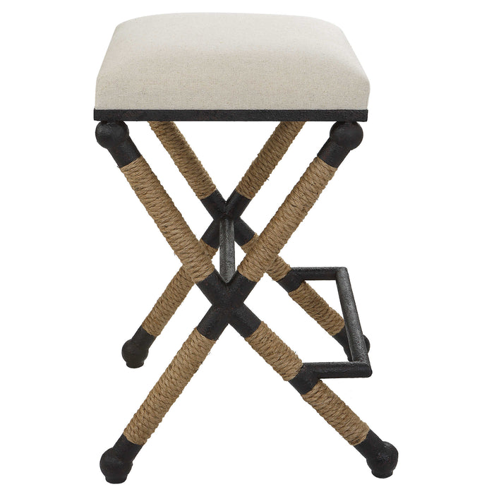 Uttermost - Firth Rustic Oatmeal Counter Stool - 23709