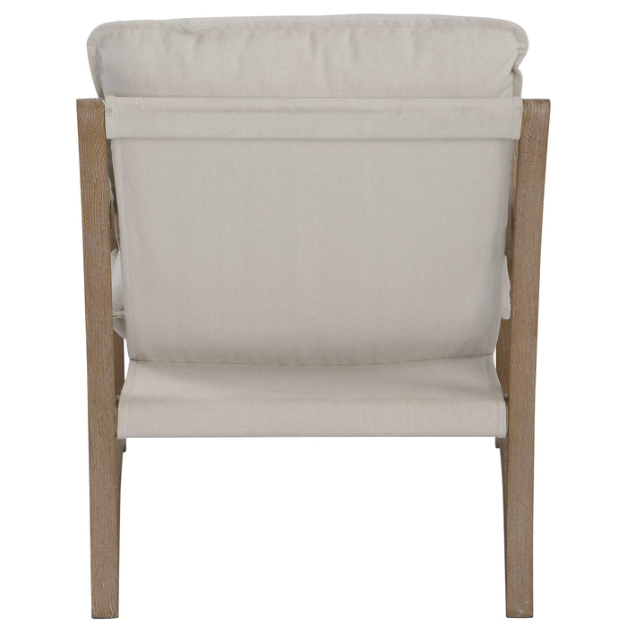 Uttermost - Melora Solid Oak Accent Chair - 23712 - GreatFurnitureDeal