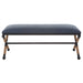 Uttermost - Firth Rustic Navy Bench - 23713 - GreatFurnitureDeal
