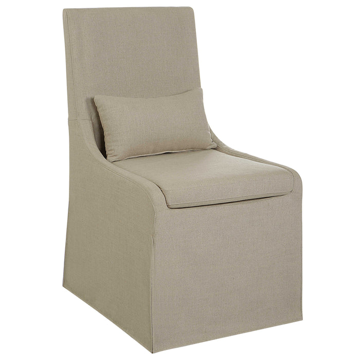 Uttermost - Coley Tan Armless Chair - 23727