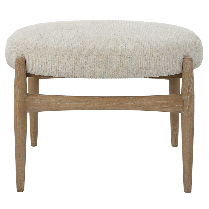Uttermost - Acrobat Off-White Small Bench - 23736 - GreatFurnitureDeal
