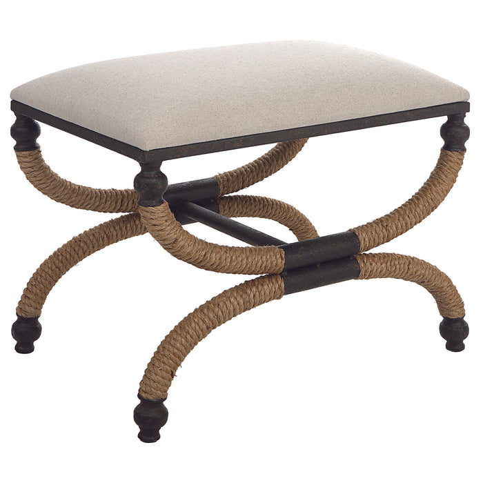 Uttermost - Icaria Upholstered Small Bench - 23741