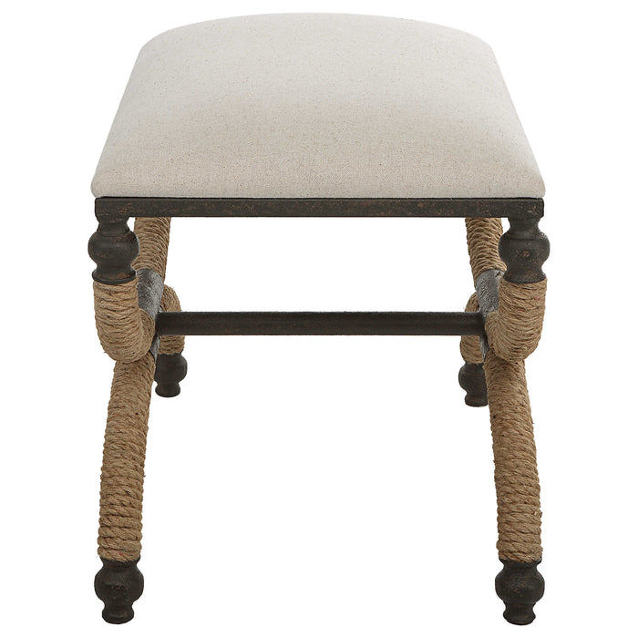 Uttermost - Icaria Upholstered Small Bench - 23741 - GreatFurnitureDeal