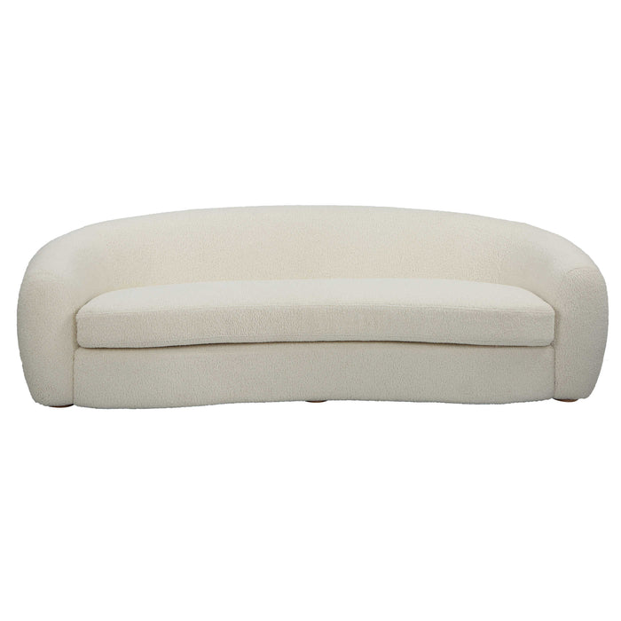 Uttermost - Capra Art Deco White Sofa - 23746 - GreatFurnitureDeal