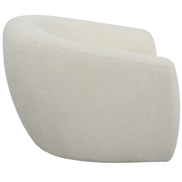 Uttermost - Capra Art Deco White Swivel Chair - 23747