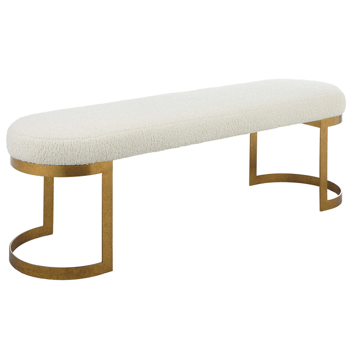 Uttermost - Infinity Gold Bench - 23757 - GreatFurnitureDeal