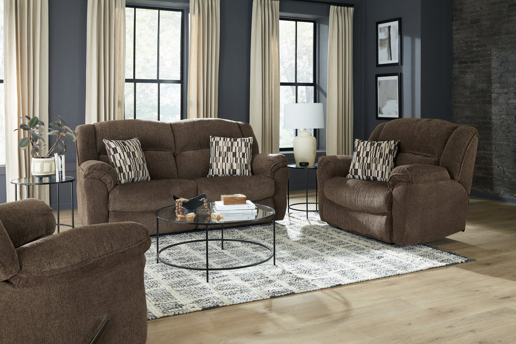 Motion Ease - Heritage Manual Reclining Sofa in Coffee Bean - 238-30-21 - GreatFurnitureDeal