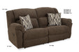 Motion Ease - Heritage Manual Reclining Sofa in Coffee Bean - 238-30-21 - GreatFurnitureDeal