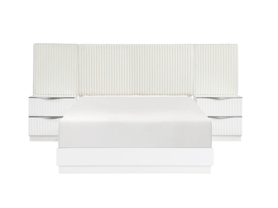 Homelegance - Linea 5 Piece Queen Wall Bed in Pearl White - 2384-1*WB
