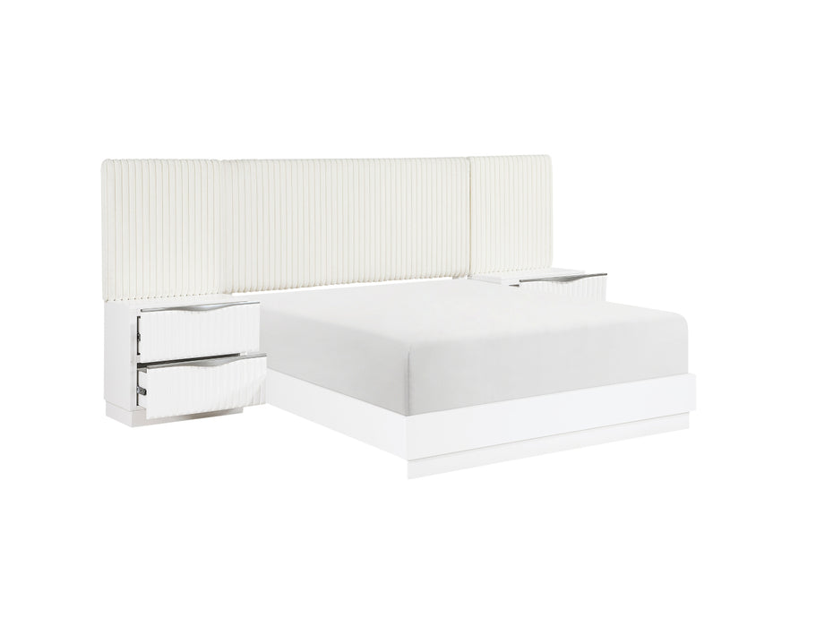 Homelegance - Linea 5 Piece Queen Wall Bed in Pearl White - 2384-1*WB