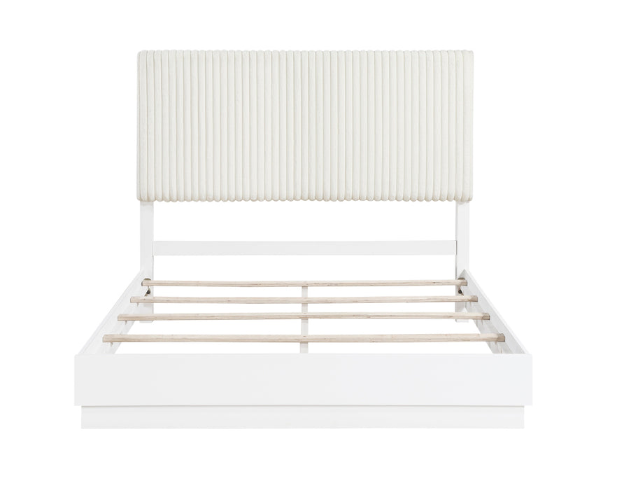 Homelegance - Linea California King Bed in Pearl White - 2384K-1CK*