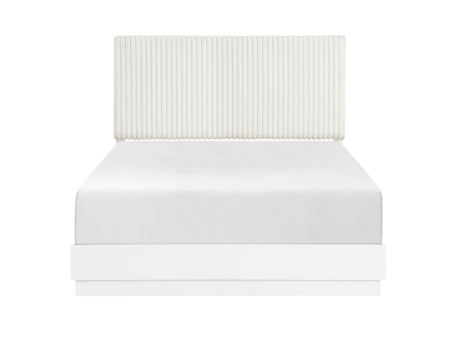 Homelegance - Linea 3 Piece Queen Bedroom Set in Pearl White - 2384-1*3