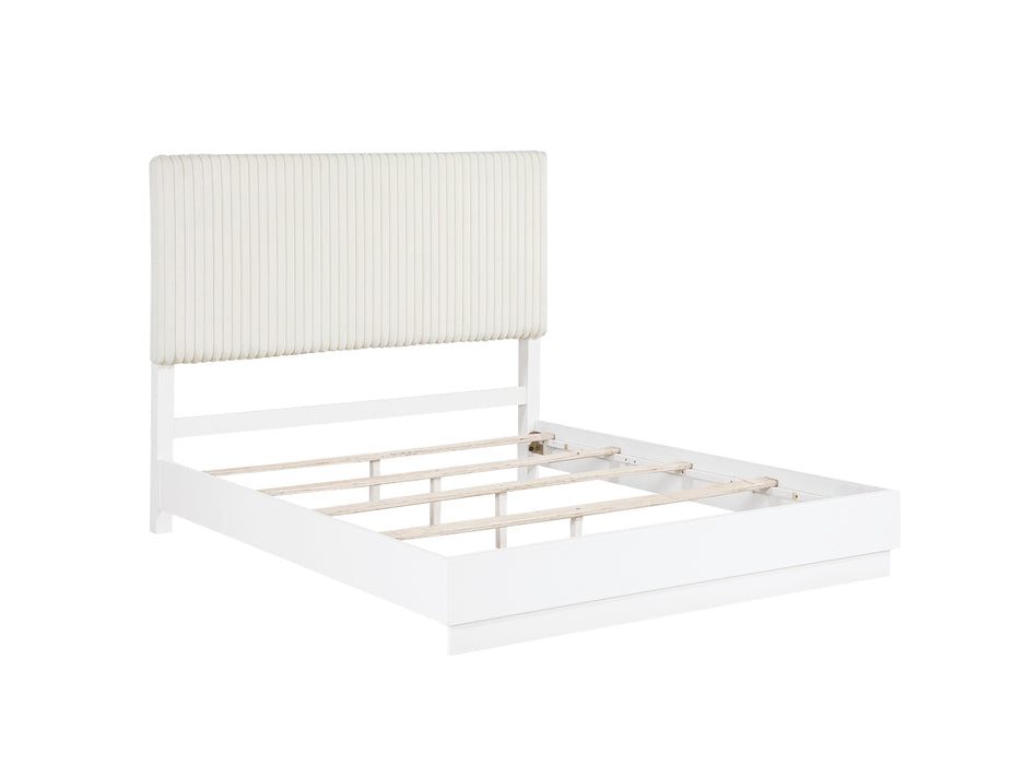 Homelegance - Linea 4 Piece California King Bedroom Set in Pearl White - 2384K-1CK*4