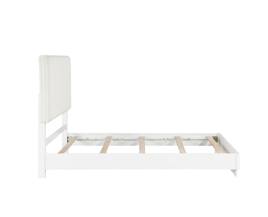 Homelegance - Linea 4 Piece King Bedroom Set in Pearl White - 2384K-1EK*4