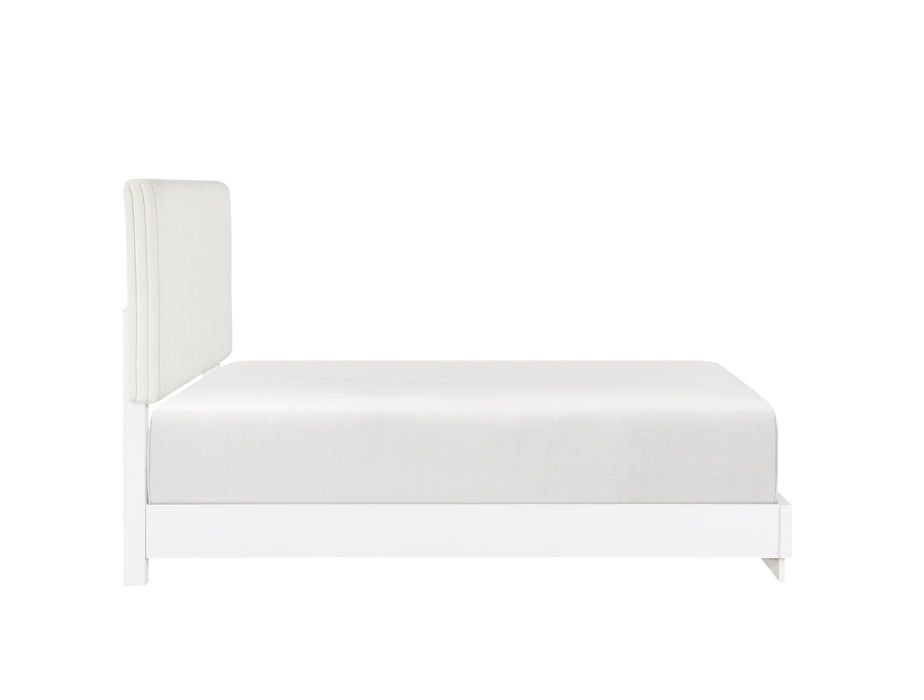 Homelegance - Linea 4 Piece Queen Bedroom Set in Pearl White - 2384-1*4