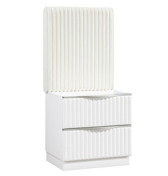 Homelegance - Linea 5 Piece California King Wall Bed in Pearl White - 2384K-1CK*WB