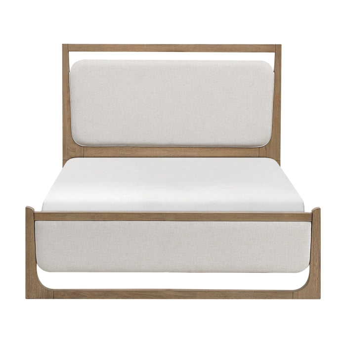 Homelegance - Riley 4 Piece Queen Bedroom Set in Light Brown - 2385-1*4 - GreatFurnitureDeal