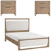 Homelegance - Riley 3 Piece California King Bedroom Set in Light Brown - 2385K-1CK-3SET - GreatFurnitureDeal