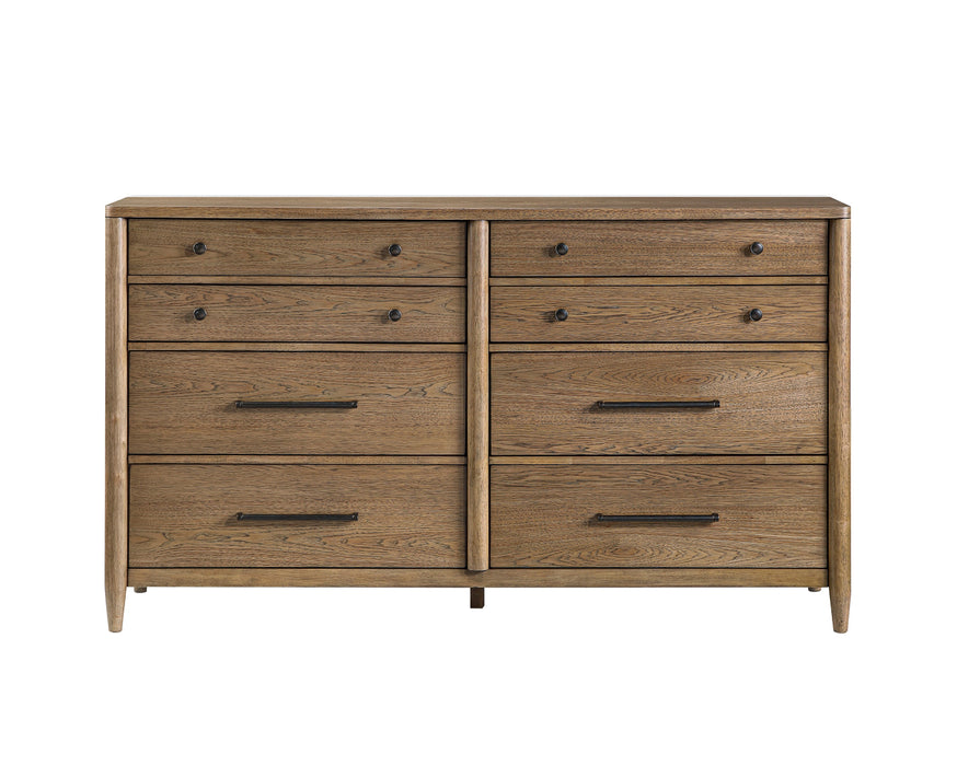 Homelegance - Sonoma 8 Drawer Dresser and Mirror Set - 2386-5-6 - GreatFurnitureDeal