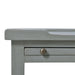 Bramble - Eton 2 Drawer Side Table w/ Pull Out Shelf in Grey Charleston - 23873GCH----- - GreatFurnitureDeal