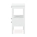 Bramble - Eton 2 Drawer Side Table w/ Pull Out Shelf in Architectural White - 23873HRW----LDT - GreatFurnitureDeal