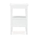 Bramble - Eton 2 Drawer Side Table w/ Pull Out Shelf in Architectural White - 23873HRW----LDT - GreatFurnitureDeal