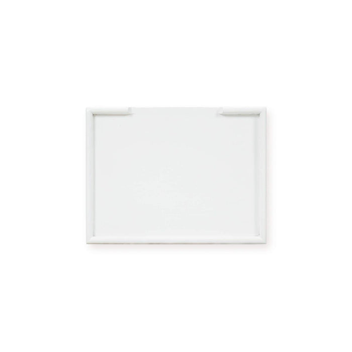 Bramble - Eton 2 Drawer Side Table w/ Pull Out Shelf in Architectural White - 23873HRW----LDT - GreatFurnitureDeal
