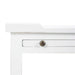 Bramble - Eton 2 Drawer Side Table w/ Pull Out Shelf in Architectural White - 23873HRW----LDT - GreatFurnitureDeal
