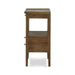 Bramble - Eton 2 Drawer Side Table w/ Pull Out Shelf in Straw Wash - 23873STW----- - GreatFurnitureDeal