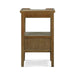 Bramble - Eton 2 Drawer Side Table w/ Pull Out Shelf in Straw Wash - 23873STW----- - GreatFurnitureDeal