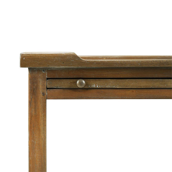 Bramble - Eton 2 Drawer Side Table w/ Pull Out Shelf in Straw Wash - 23873STW----- - GreatFurnitureDeal