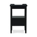 Bramble - Eton 2 Drawer Side Table w/ Pull Out Shelf In Batavia Black - 23873BBA - GreatFurnitureDeal