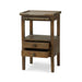 Bramble - Eton 2 Drawer Side Table w/ Pull Out Shelf - 23873STW - GreatFurnitureDeal