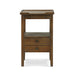 Bramble - Eton 2 Drawer Side Table w/ Pull Out Shelf - BR-23873STW - GreatFurnitureDeal