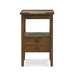 Bramble - Eton 2 Drawer Side Table w/ Pull Out Shelf - 23873STW - GreatFurnitureDeal