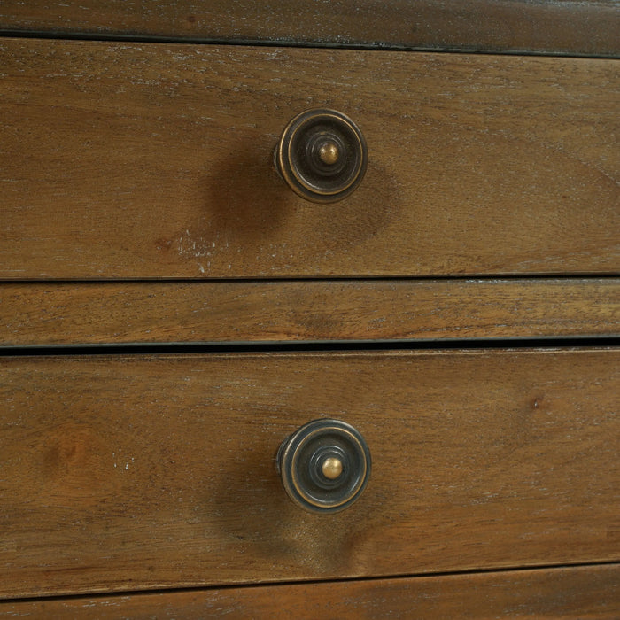 Bramble - Eton 2 Drawer Side Table w/ Pull Out Shelf - 23873STW - GreatFurnitureDeal