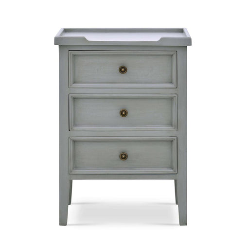 Bramble - Eton 3 Drawer End Table in Grey Charleston - 23874GCH----- - GreatFurnitureDeal