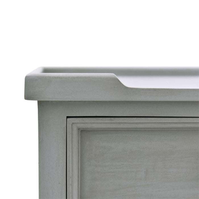 Bramble - Eton 3 Drawer End Table in Grey Charleston - 23874GCH----- - GreatFurnitureDeal