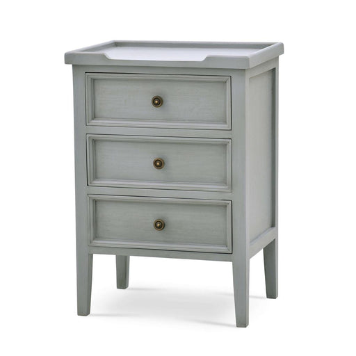 Bramble - Eton 3 Drawer End Table in Grey Charleston - 23874GCH----- - GreatFurnitureDeal